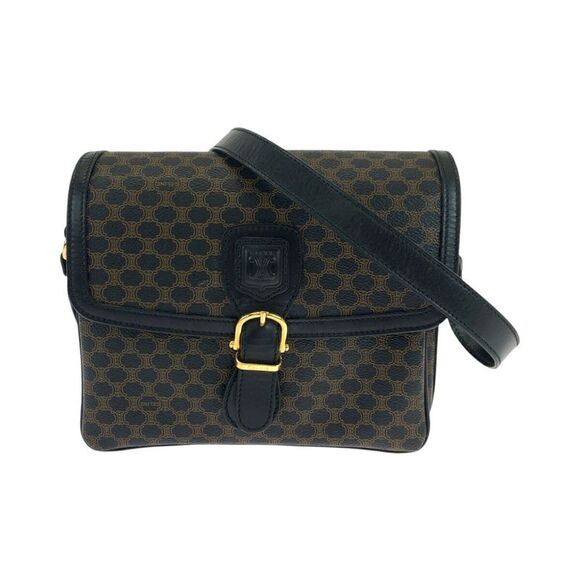Celine Vintage Macadam PVC Shoulder Bag - Picture 1 of 10